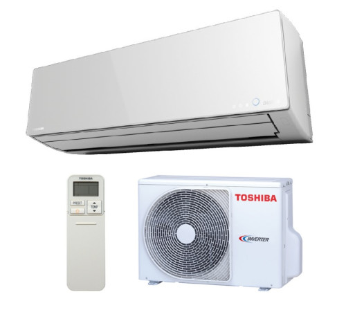 Toshiba RAS-13G2KVP-E / RAS-13G2AVP-E INVERTER 3,5 KW-OS KOMPLETT KLÍMA